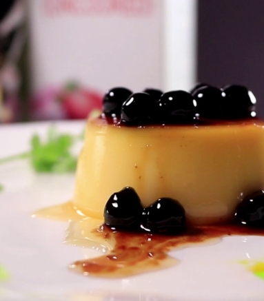 BÁNH FLAN TRÂN CHÂU ĐƯỜNG ĐEN
