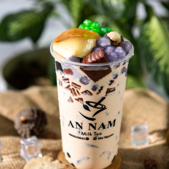 TRÀ SỮA ĐẶC BIỆT (FULL TOPPING + FLAN)